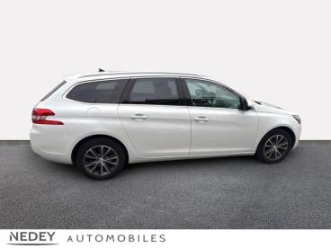 SPOTICAR Peugeot 308 Sw 1.2 Puretech 130ch Allure S&s Eat6 Occasion - Break Essence Blanc Nacré - Voujeaucourt - 1203878799_4