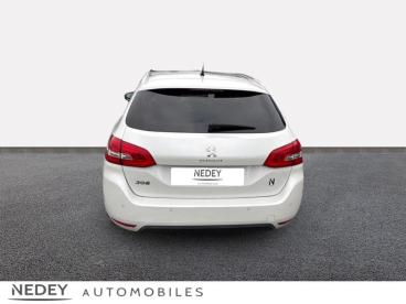 SPOTICAR Peugeot 308 Sw 1.2 Puretech 130ch Allure S&s Eat6 Occasion - Break Essence Blanc Nacré - Voujeaucourt - 1203878799_5