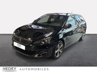 SPOTICAR Peugeot 308 Sw 1.2 Puretech 130ch Gt Line S&s Occasion - Break Essence Noir Perla Nera - Montbeliard - 1204042558_1