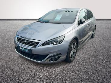 SPOTICAR Peugeot 308 Sw 1.2 Puretech 130 S&s Eat6 Gt Line Occasion - Break Essence Gris Clair - Foix - 1204130296_1