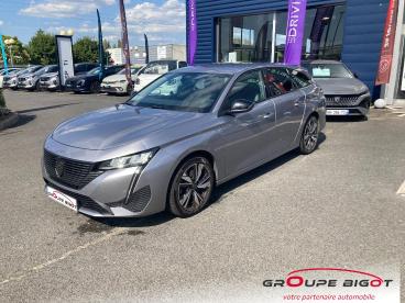 SPOTICAR Peugeot 308 Sw 1.5 Bluehdi 130ch S&s Allure Eat8 Occasion - Break Diesel Gris Artense (m) - Romorantin - 1204151720_1