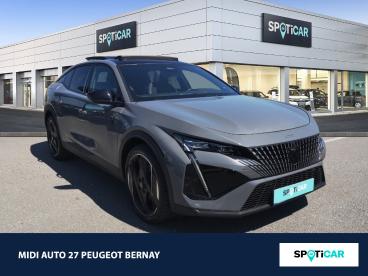SPOTICAR Peugeot 408 Phev 180ch Gt E-eat8 Occasion - Berline Hybride Rechargeable Gris Sélénium (m) - Bernay - 1204151755_3