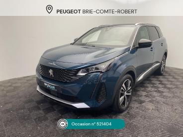 SPOTICAR Peugeot 5008 Bluehdi 130ch S&s Eat8 Gt Occasion - Suv-4x4 Diesel Bleu Clair - Brie comte robert - 1203702428_1