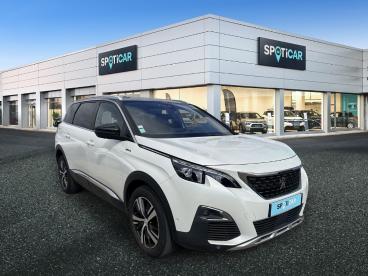 SPOTICAR Peugeot 5008 Puretech 130 €6.c S&s Gt Line Occasion - Suv-4x4 Essence Blanc - Le Tignet - 1204064571_1