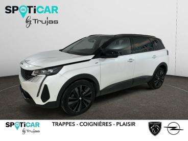 SPOTICAR Peugeot 5008 Puretech 130ch S&s Eat8 Gt Pack Occasion - Suv-4x4 Essence Blanc - Plaisir - 1204091755_1