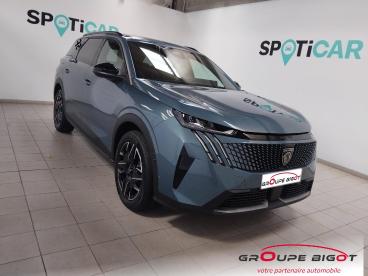 SPOTICAR Peugeot 5008 Hybrid 145ch Allure E-dcs6 Occasion - Suv-4x4 Hybride Bleu Obsession (m) - La chaussee saint victor - 1204131361_2