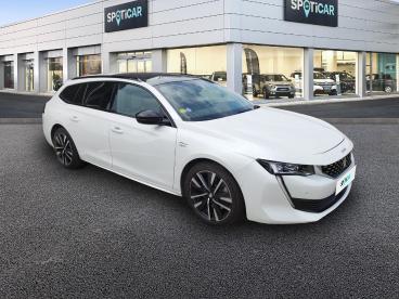 SPOTICAR Peugeot 508 Sw Hybrid 225 E-eat8 Gt Pack Occasion - Break Hybride Rechargeable Blanc - Nimes - 1203885631_3