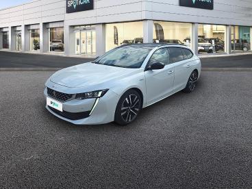 SPOTICAR Peugeot 508 Sw Hybrid 225ch Gt E-eat8 10cv Occasion - Break Hybride Rechargeable Blanc Nacré - Louviers Cedex - 1203462399_1