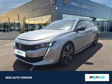 SPOTICAR Peugeot 508 Sw Puretech 130 Gt Pack Eat8 Camera 360/sieges Electr Occasion - Break Essence Gris Artense (m) - La Chapelle Longueville - 1204095928_1