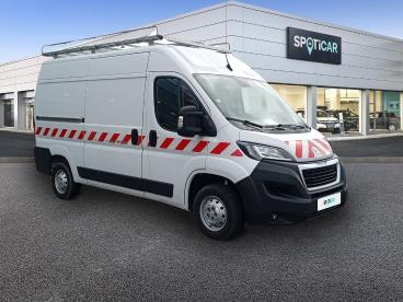 SPOTICAR Peugeot Boxer 333 L2h2 2.2 Bluehdi S&s 140ch Asphalt Occasion - Utilitaire Diesel Blanc Icy - Ploermel - 1203697483_3