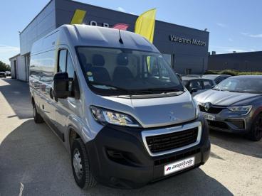 SPOTICAR Peugeot Boxer L3h2 3.5 140ch Bluehdi S&s Occasion - Utilitaire Diesel Gris Acier Métal - Vert Saint Denis - 1203709090_1