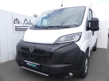 SPOTICAR Peugeot Boxer .2 140 Ch S&s 3.3t L2h2 Occasion - Utilitaire Diesel Blanc - Lezignan corbieres - 1203727485_1
