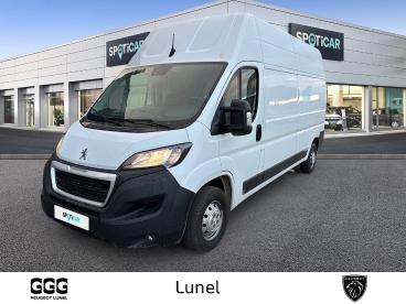 SPOTICAR Peugeot Boxer Tole 335 L3h3 Bluehdi 140 S&s Asphalt Occasion - Utilitaire Diesel Blanc - Nimes - 1203893962_1