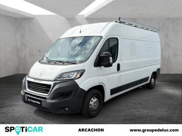 SPOTICAR Peugeot Boxer 335 L3h2 2.0 Bluehdi 160 S&s Premium Occasion - Utilitaire Essence Teinte Opaque Blanc Banquise - La Teste De Buch - 1203965232_1