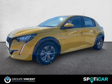 SPOTICAR Peugeot 208 E-208 Active Business 136ch (100 Kw) Occasion - Citadine Electrique Teinte M. Jaune Faro - Nevers - 1203491369_1