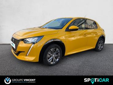 SPOTICAR Peugeot 208 E-208 Style 136ch Occasion - Citadine Electrique Teinte M. Jaune Faro - Nevers - 1203744234_1