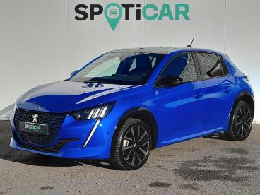 SPOTICAR Peugeot 208 E-208 Electrique Gt Occasion - Citadine Electrique Bleu - Montrond Les Bains - 1203753899_1
