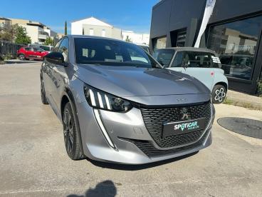 SPOTICAR Peugeot 208 E-208 Electrique 156ch Gt Occasion - Citadine Electrique Gris Clair - Pignan - 1204024542_2
