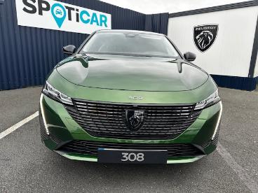 SPOTICAR Peugeot 308 E-308 Electrique 156 Ch Allure Occasion - Berline Electrique Vert - Chemille - 1203654517_1