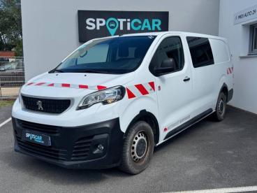 SPOTICAR Peugeot Expert Long 2.0 Bluehdi 120 Cabine Approfondie Fixe Premi Occasion - Utilitaire Diesel Blanc Banquise - Quimper - 1203602597_1
