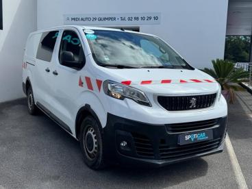 SPOTICAR Peugeot Expert Long 2.0 Bluehdi 120 Cabine Approfondie Fixe Premi Occasion - Utilitaire Diesel Blanc Banquise - Quimper - 1203602597_3