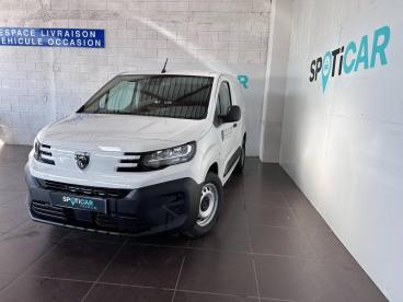 SPOTICAR Peugeot Partner M 650kg Bluehdi 100ch S&s Occasion - Utilitaire Diesel Blanc Icy - Aurillac - 1203651624_1