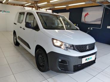 SPOTICAR Peugeot Partner M 650kg Bluehdi 100ch S&s Pack Premium Connect Occasion - Utilitaire Diesel P. Opaque Blanc Icy - Concarneau - 1203733167_3