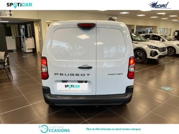 SPOTICAR Peugeot Partner M 650kg Bluehdi 100ch S&s Pack Premium Connect Occasion - Utilitaire Diesel Blanc Icy - Castelsarrasin - 1203739344_5