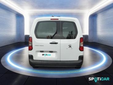 SPOTICAR Peugeot Partner Standard 1000kg Bluehdi 130ch S&s Asphalt Eat8 Occasion - Utilitaire Diesel Blanc Icy - Bethune - 1203752673_5
