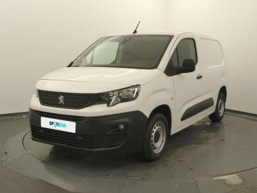 SPOTICAR Peugeot Partner Fourgon Standard 650 Kg Bluehdi 100 Bvm5 Premium Occasion - Utilitaire Diesel Blanc Banquise - Lecousse - 1203770484_1