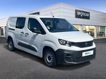 SPOTICAR Peugeot Partner Long Bluehdi 100ch S&s Cabine Approfondie Bvm5 Pro Occasion - Utilitaire Diesel Blanc - Narbonne - 1203770650_3