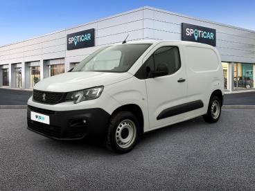 SPOTICAR Peugeot Partner Fourgon M 650 Kg Bluehdi 100 S&s Bvm6 Occasion - Utilitaire Diesel Blanc - Aulnay - 1203782539_1