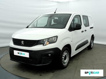 SPOTICAR Peugeot Partner Long Bluehdi 100ch S&s Cabine Approfondie Bvm5 Pro Occasion - Utilitaire Diesel Blanc - Bourg En Bresse - 1203847381_1