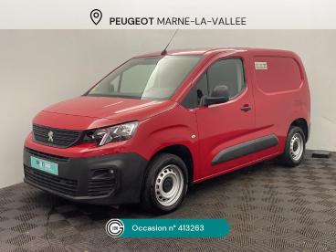 SPOTICAR Peugeot Partner Standard 650 Kg Bluehdi 75 Bvm5 Premium Occasion - Utilitaire Diesel Rouge Ardent Teinte Spéciale - Montevrain - 1203864447_1