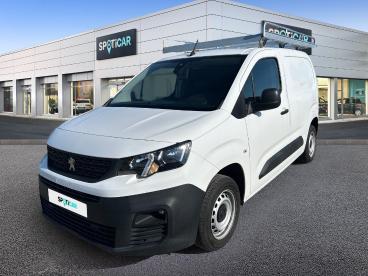SPOTICAR Peugeot Partner Standard 650kg Bluehdi 100ch S&s Bvm5 Premium Occasion - Utilitaire Diesel Blanc - Bourgoin Jallieu - 1203890654_1