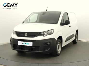 SPOTICAR Peugeot Partner Fourgon Standard 650 Kg Bluehdi 100 S&s Bvm6 Premi Occasion - Utilitaire Diesel Blanc - Vannes - 1203940864_1