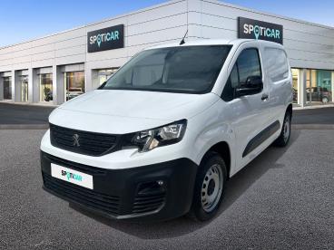 SPOTICAR Peugeot Partner M 1000kg Bluehdi 130ch S&s Eat8 Occasion - Utilitaire Diesel Blanc Banquise - Bourgoin Jallieu - 1204019614_1