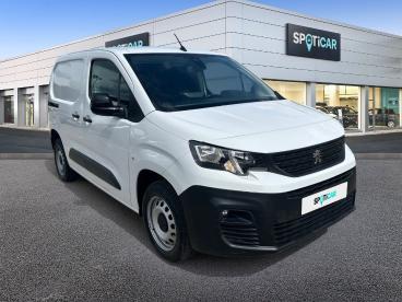 SPOTICAR Peugeot Partner M 1000kg Bluehdi 130ch S&s Eat8 Occasion - Utilitaire Diesel Blanc Banquise - Bourgoin Jallieu - 1204019614_3