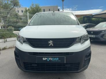 SPOTICAR Peugeot Partner Bluehdi 100 S&s 650kg Stand Asphalt Occasion - Familiale Diesel Blanc - Pignan - 1204020054_1