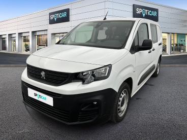 SPOTICAR Peugeot Partner Ca Bluehdi 100 S&s Bvm5 Occasion - Utilitaire Diesel Blanc - Bondy - 1204045593_1