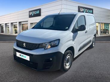 SPOTICAR Peugeot Partner M 650kg Bluehdi 100ch S&s Occasion - Utilitaire Diesel Blanc Icy - Bourgoin Jallieu - 1204054173_1