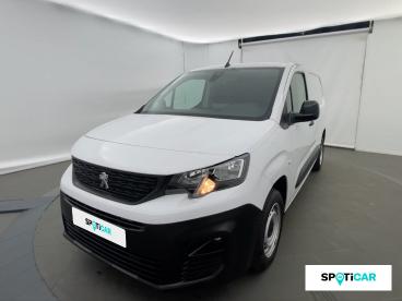 SPOTICAR Peugeot Partner M 650kg Bluehdi 100ch S&s Pack Asphalt Connect Occasion - Utilitaire Diesel Blanc Icy - Bourg En Bresse - 1204083860_1