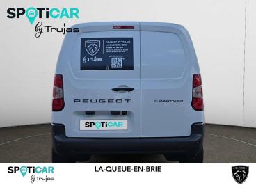 SPOTICAR Peugeot Partner E-partner Fourgon M 800 Kg 136 Ch Batterie 54 Kwh Occasion - Utilitaire Electrique Blanc - La Queue En Brie - 1204164337_4