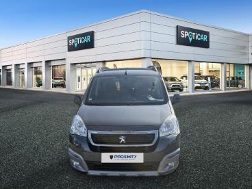 SPOTICAR Peugeot Partner Tepee 1.6 Bluehdi 100 Style Occasion - Familiale Diesel Gris Foncé - Illiers-combray - 1204218151_2