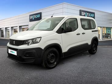 SPOTICAR Peugeot Rifter Standard Bluehdi 100 S&s Bvm6 5pl Active Pack Occasion - Familiale Diesel Blanc - Tours - 1203893683_1