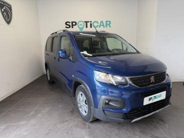 SPOTICAR Peugeot Rifter Puretech 130 S&s Eat8 Long Allure Pack Occasion - Familiale Essence Bleu - Nemours - 1203907614_3