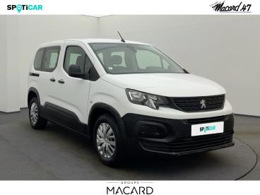 SPOTICAR Peugeot Rifter 1.5 Bluehdi 100ch S&s Standard Active Occasion - Familiale Diesel Blanc - Boe - 1203920756_3