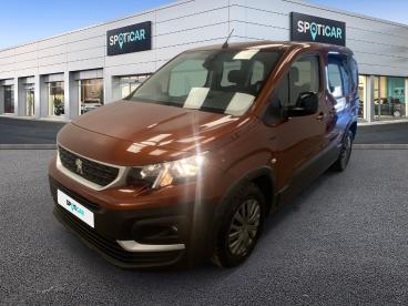 SPOTICAR Peugeot Rifter Standard Bluehdi 100 S&s Bvm6 5pl Style Occasion - Familiale Diesel Marron - Merignac - 1203998316_1