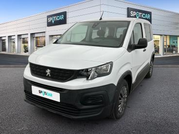 SPOTICAR Peugeot Rifter Standard Bluehdi 100 S&s Bvm6 5pl Active Pack Occasion - Familiale Diesel Blanc - Malakoff - 1204097288_1