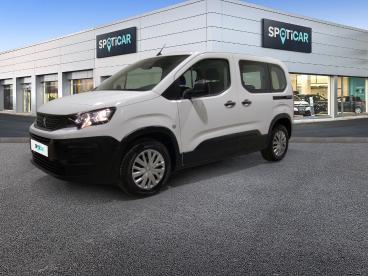 SPOTICAR Peugeot Rifter Standard Bluehdi 100 S&s Bvm6 5pl Active Pack Occasion - Familiale Diesel Blanc - Rennes - 1204097354_1
